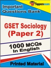 GSET Sociology (Paper-2) Exam Objective MCQ Book in English