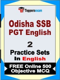 Odisha SSB PGT English Exam Practice Set Book in English