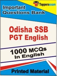 Odisha SSB PGT English Exam Objective MCQ Book in English