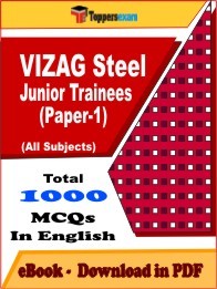 VIZAG Steel Junior Trainees (Paper-1) PDF Book In English