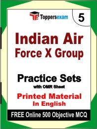 Indian Air Force X Group Exam Practice Set Book in English
