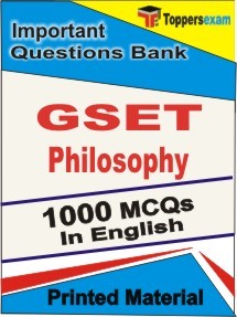 GSET Philosophy Exam Objective MCQ Book in English