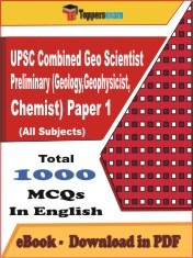 UPSC Combined Geo Scientist Preliminary (Geology,Geophysicist,Chemist) Paper 1 PDF Book In English