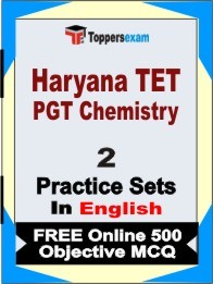 Haryana TET PGT Chemistry Exam Practice Set Book in English