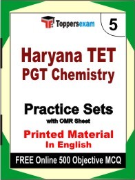 Haryana TET PGT Chemistry Exam Practice Set Book in English