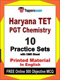 Haryana TET PGT Chemistry Exam Practice Set Book in English