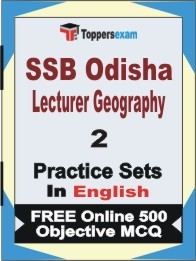 SSB Odisha Lecturer Geography Exam Practice Set Book in English