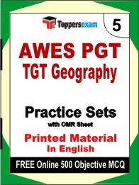 AWES PGT TGT Geography Exam Practice Set Book in English