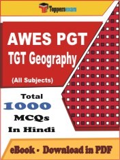 AWES PGT TGT Geography PDF Book In Hindi