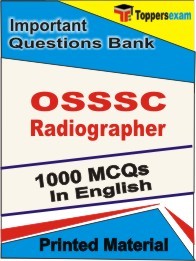 OSSSC Radiographer Exam Objective MCQ Book in English