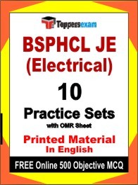 BSPHCL JE (Electrical Engineering) Exam Practice Set Book in English
