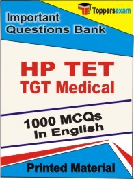 HP TET TGT Medical Exam Objective MCQ Book in English