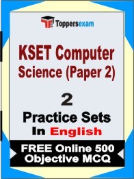 KSET Computer Science Paper 2 Exam Practice Set Book in English