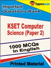 KSET Computer Science Paper 2 Exam Objective MCQ Book in English