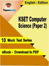 KSET Computer Science Paper 2 PDF Book In English
