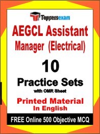 AEGCL Assistant Manager (Electrical) Exam Practice Set Book in English