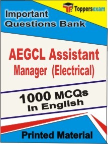 AEGCL Assistant Manager (Electrical) Exam Objective MCQ Book in English