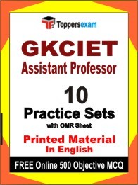 GKCIET Assistant Professor Exam Practice Set Book in English