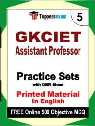 GKCIET Assistant Professor Exam Practice Set Book in English