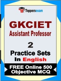 GKCIET Assistant Professor Exam Practice Set Book in English