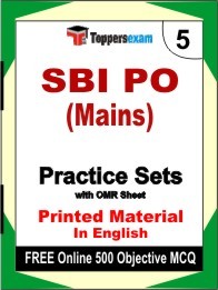 SBI PO Mains Exam Practice Set Book in English