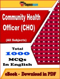 Community Health Officer (CHO) PDF Book In English