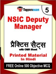 NSIC Deputy Manager Exam Practice Set Book in Hindi