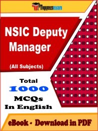 NSIC Deputy Manager PDF Book In English