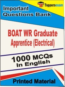 BOAT WR Graduate Apprentice (Electrical) Exam Objective MCQ Book in English