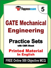 GATE Mechanical Engineering Test Book in English - Mock Test / Practice Set