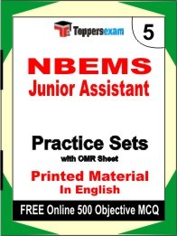 NBEMS Junior Assistant Exam Practice Set Book in English