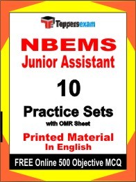 NBEMS Junior Assistant Exam Practice Set Book in English