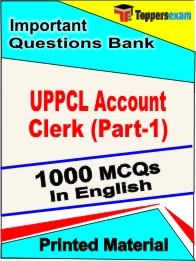UPPCL Account Clerk Part-1 Exam Objective MCQ Book in English