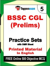 BSSC CGL Prelims Exam Practice Set Book in English