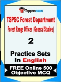 TSPSC Forest Department Foreat Range Officer (General Studies) Exam Practice Set Book in English