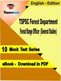 TSPSC Forest Department Foreat Range Officer (General Studies) PDF Book In English
