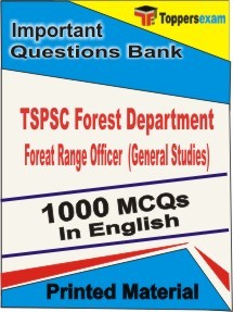 TSPSC Forest Department Foreat Range Officer (General Studies) Exam Objective MCQ Book in English