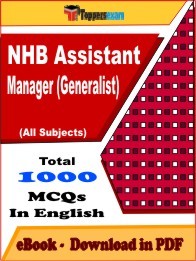 NHB Assistant Manager (Generalist) PDF Book In English