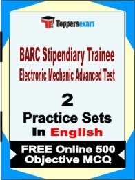 BARC Stipendiary Trainee Electronic Mechanic Advanced Test Exam Practice Set Book in English