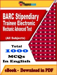 BARC Stipendiary Trainee Electronic Mechanic Advanced Test PDF Book In English