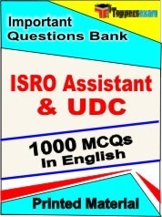 ISRO Assistant & UDC Exam Objective MCQ Book in English