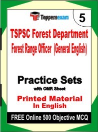 TSPSC Forest Department Forest Range Officer (General English) Exam Practice Set Book in English