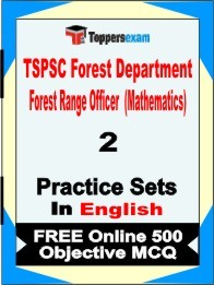 TSPSC Forest Department Forest Range Officer (Mathematics) Exam Practice Set Book in English