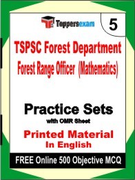 TSPSC Forest Department Forest Range Officer (Mathematics) Exam Practice Set Book in English