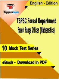TSPSC Forest Department Forest Range Officer (Mathematics) PDF Book In English