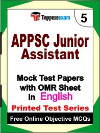 APPSC Junior Assistant Exam Mock Test Papers (Book) in English