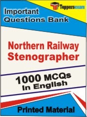 Northern Railway Stenographer Exam Objective MCQ Book in English