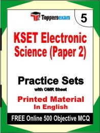 KSET Electronic Science Paper 2 Exam Practice Set Book in English