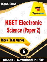 KSET Electronic Science Paper 2 PDF Book In English
