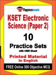 KSET Electronic Science Paper 2 Exam Practice Set Book in English